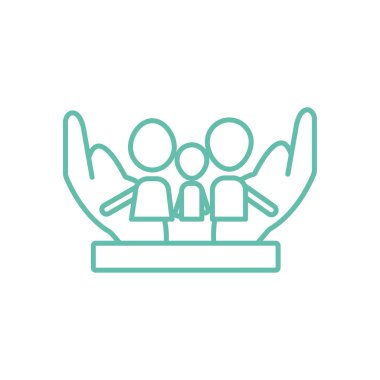 Aile hayat sigortası simgesi