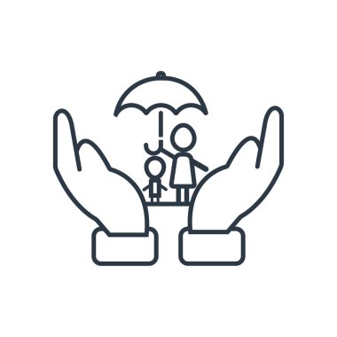 Aile hayat sigortası simgesi