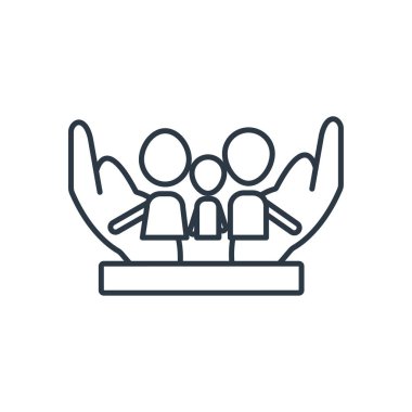 Aile hayat sigortası simgesi