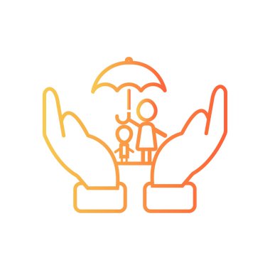 Aile hayat sigortası simgesi