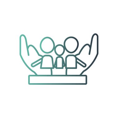 Aile hayat sigortası simgesi