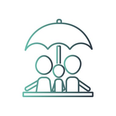 Aile hayat sigortası simgesi