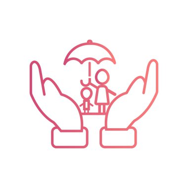 Aile hayat sigortası simgesi