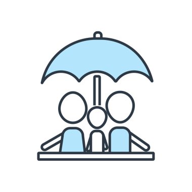 Aile hayat sigortası simgesi