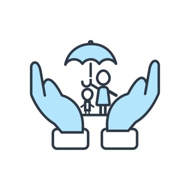 Aile hayat sigortası simgesi