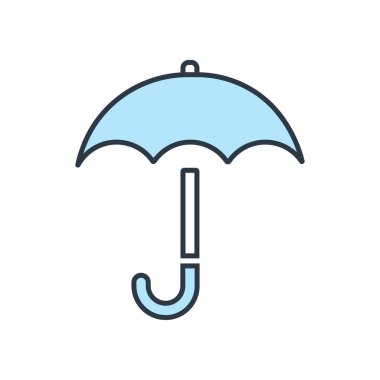 herhangi bir işletme için şemsiye vektör simgesi