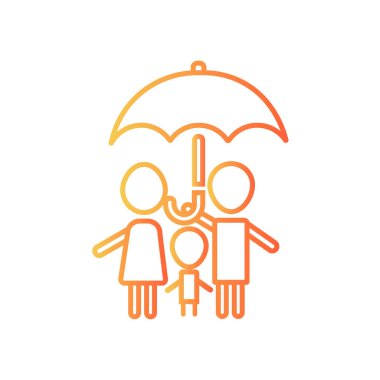 Aile hayat sigortası simgesi