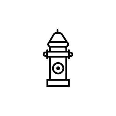 Hidrant simgesi. vektör sing sembolü