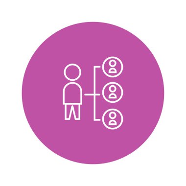 Bağlantı simgesi. vektör işareti sembolü