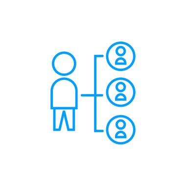 Bağlantı simgesi. vektör işareti sembolü