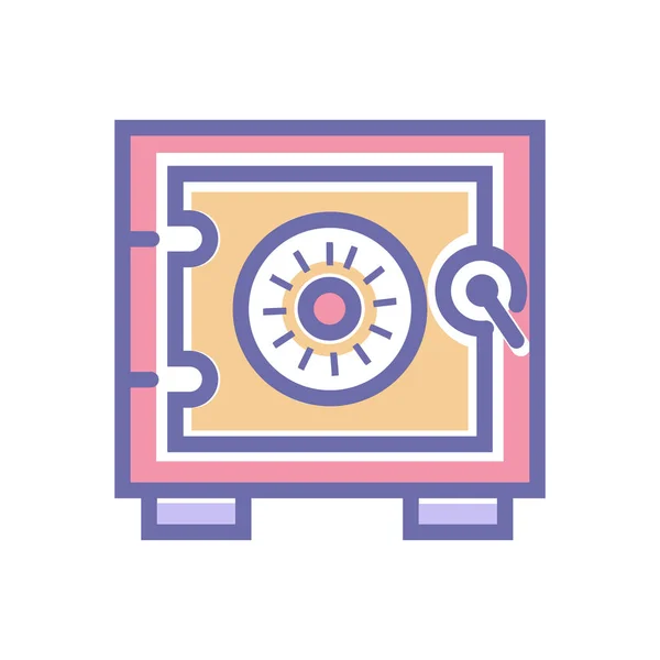 Ikona bezpiecznego wektora. ikona ilustracji bezpieczne wektor dla witryny sieci Web lub aplikacji mobilnych — Wektor stockowy