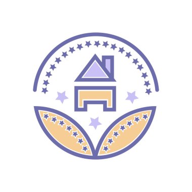 gayrimenkul ödülü vektör simgesi- vektör gayrimenkul işareti