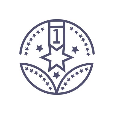 Ödül vektör işareti sembolü- Web siteniz veya mobil uygulamalarınız için ödül işareti