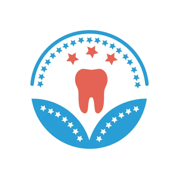 Dentysta dentystyczny lub medyczny ikona Nagroda opieki zdrowotnej symbol wektor znak Wektory Stockowe bez tantiem