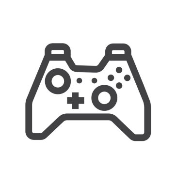 Oyun denetleyici simgesi - vektör işareti