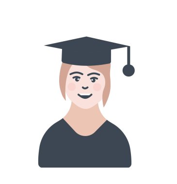 Profesör veya öğretmen simgesi- vektör öğrenme işareti