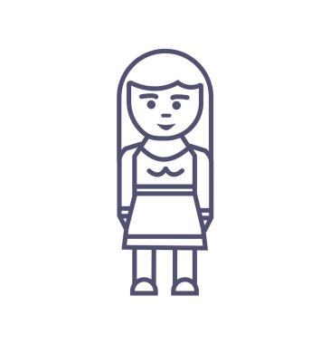 iş adamı simgesi- sevimli karakter iş adamı işareti ve sembolü.