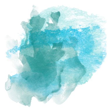 Soyut mavi suluboya sıçrama tasarımı, değiştirilebilir, çok yönlü