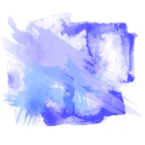 Diseño Salpicaduras Acuarela Azul Abstracto Editable Versátil — Vector de stock