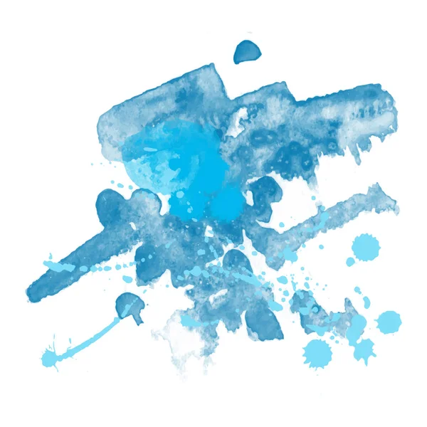 Абстрактний Синій Акварельний Дизайн Сплеск Змінений Універсальний — стоковий вектор
