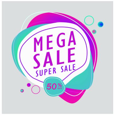 Sosyal Medya mobil uygulamalar için modern promosyon Web afiş