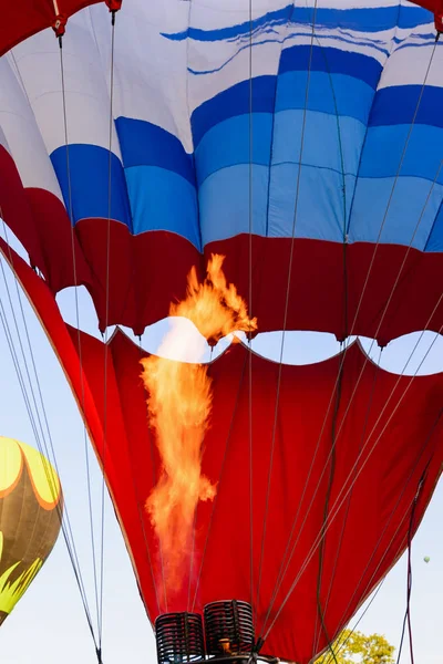 Preparación Del Aerostato Para Despegue — Foto de Stock