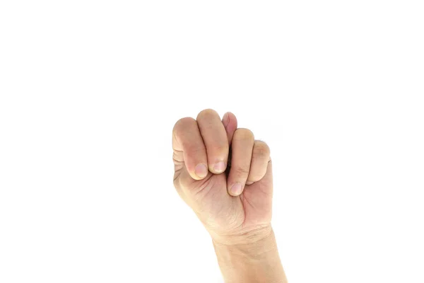 Hand Signals  isolated on white background. — Stock Photo, Image
