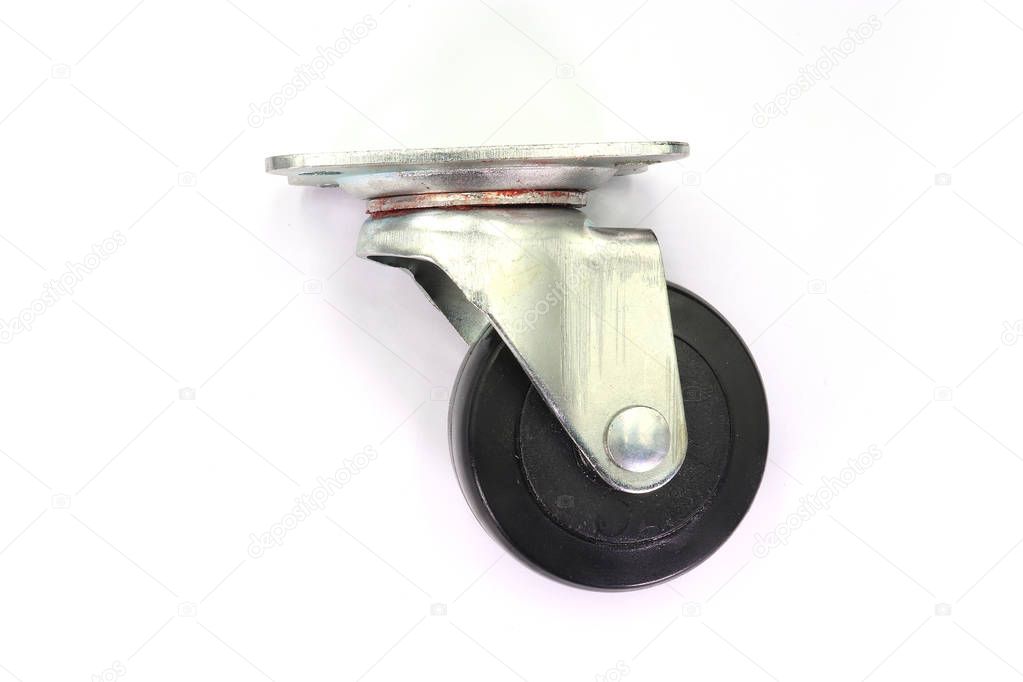Industrial trolley single Swivel Rubber Caster Wheels with Top P