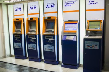 Chiangmai,Tayland-3 Mayıs 2019 : Bangkok Bankası Atm