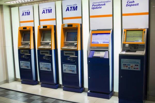 Chiangmai,Tayland-3 Mayıs 2019 : Bangkok Bankası Atm