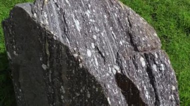 Gneiss, volkanik veya tortul kayaçlardan oluşan oluşumlar üzerinde etkili olan yüksek sıcaklık ve yüksek basınçlı metamorfik proseslerden oluşur. zemin alanında.