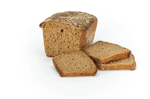 传统的乡村格雷厄姆面包 — 图库照片