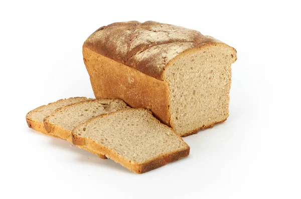 Traditionelles ländliches Weizenbrot — Stockfoto