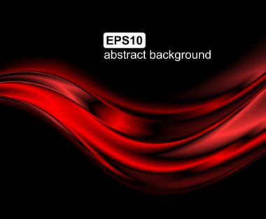 Soyut ışık dalgası fütüristik arka planı. Vektör illüstrasyonu.