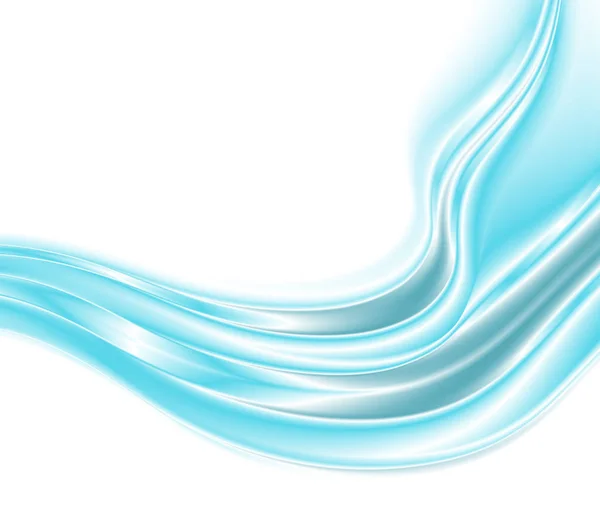 Abstrakte Blaue Wellen Hintergrund Vektorillustration — Stockvektor