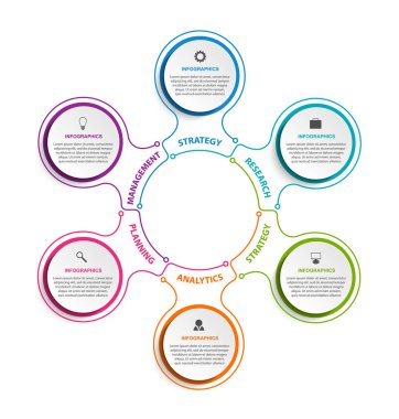 İş seçenekleri infographics, zaman çizelgesi, tasarım şablonu için iş sunumları veya bilgi başlığı.