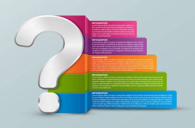 İş sunumları veya bilgi afişi için bilgi grafikleri.