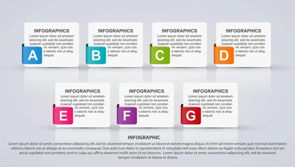 Možnosti Podnikání Infographic Timeline Design Template Business Presentations Information Banner — Stockový vektor