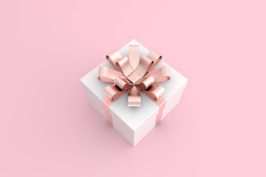 Pembe hediye kutusunun 3 boyutlu görünümü en az biçimdeName.