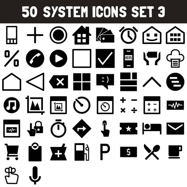 Sistem Simgeleri Set 3 Vektör