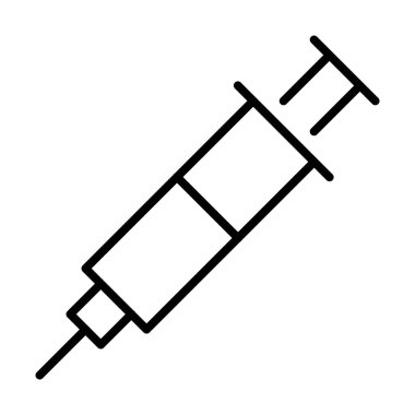 Enjeksiyon Sağlık Tıbbi Vektör Simgesi