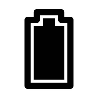 Pil Tam Sistem Vektör Simgesi