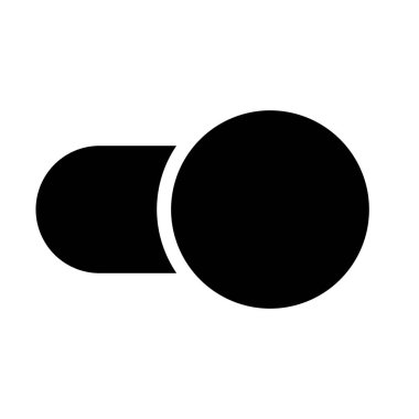 Düğme Sistemi Vektör Simgesi