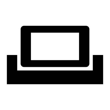 Telefon Dock Sistemi Vektör Simgesi