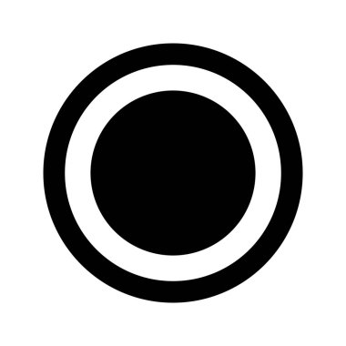 Düğme Web Simge Vektörü