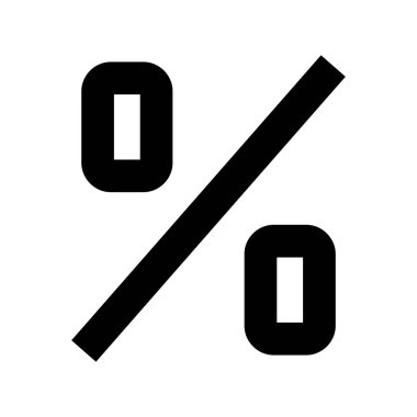 Yüzde Web Simge Vektörü