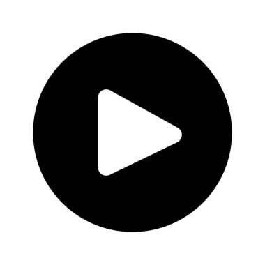 Play Button Web Simge Vektörü