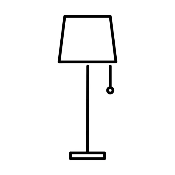 Lampe Interieur Vektor Symbol — Stockvektor