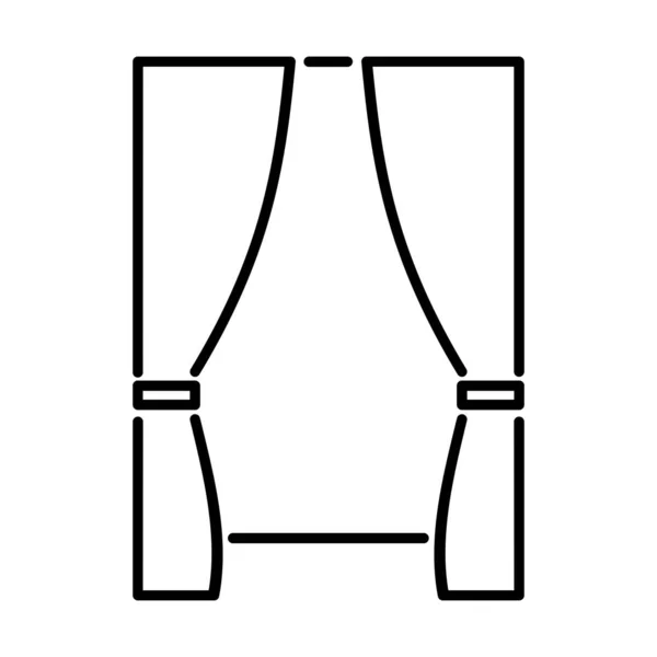 Perdeler İç Vektör Simgesi