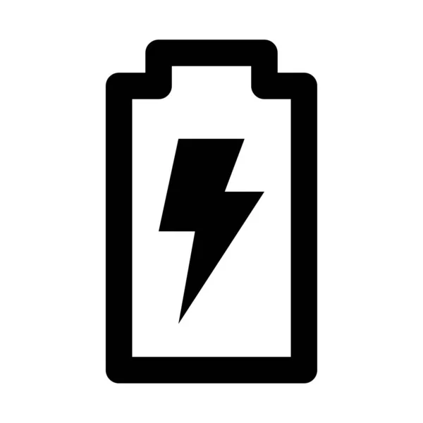 Pil Şarj Sistemi Vektör Simgesi